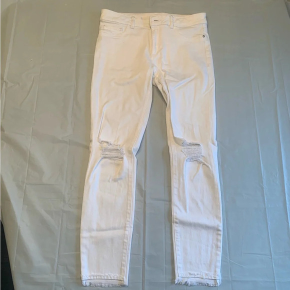 Margaux DL1961 Women's Florence Skinny Mid Rise Ankle Jeans ripped style size 29 - Picture 5 of 9